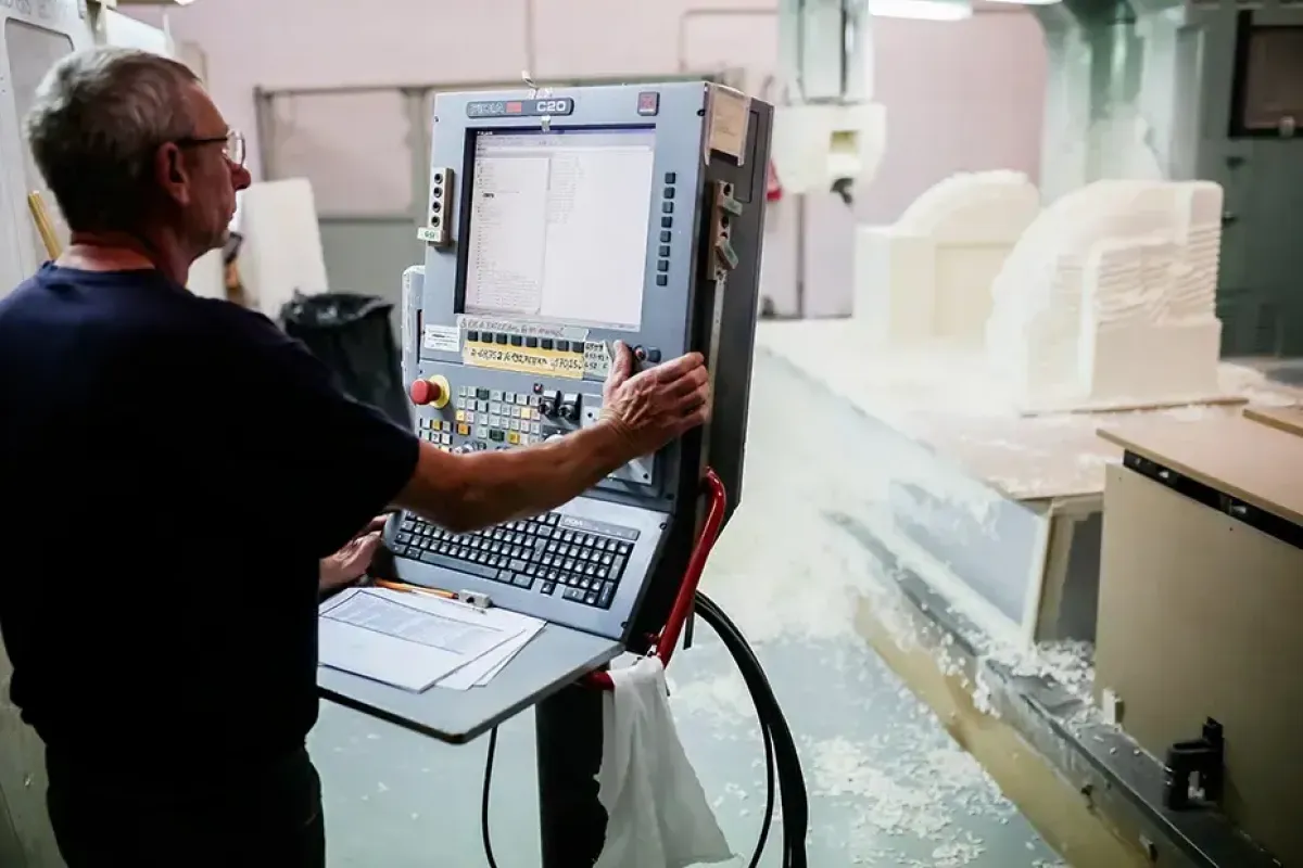 Interface de commandes de fraisage